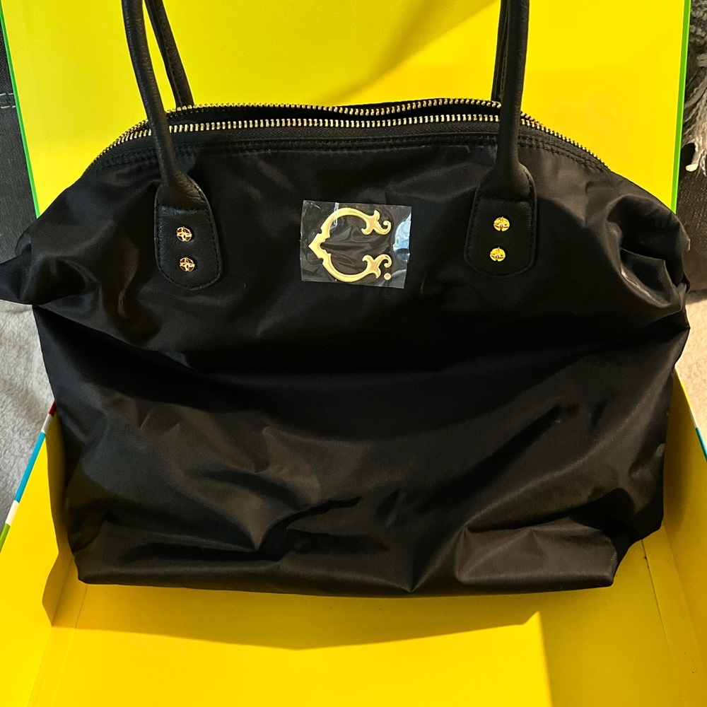 C Wonder purse Bag Black NEW IN GIFT BOX travel bag